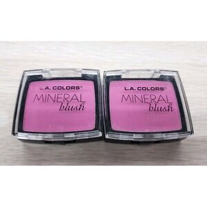 L.A. COLORS Mineral Blush "Pink Du Jour" CMB868 Lot Of 2 New Sealed Cruelty Free